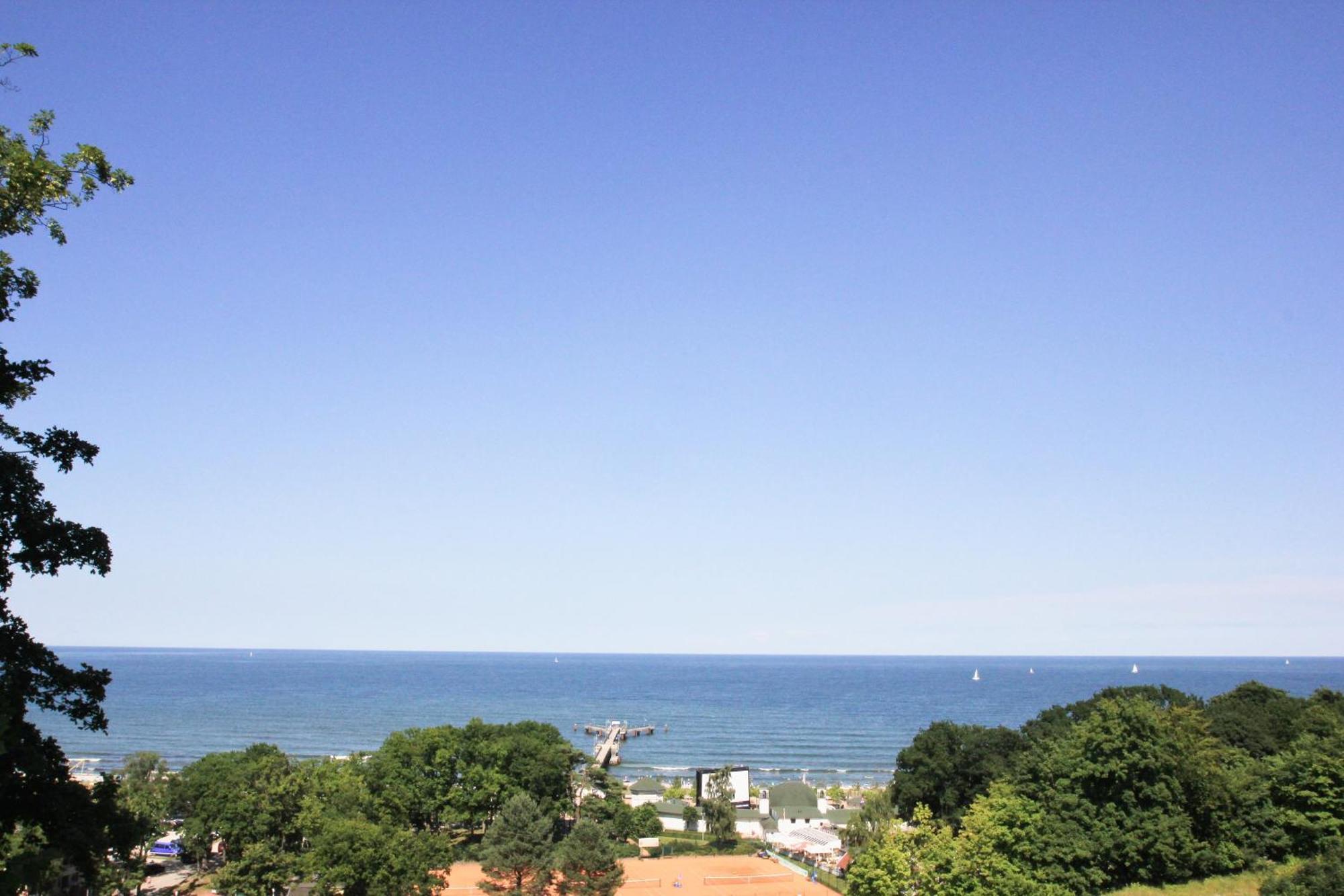 Balkon, Gratis Nutzung Vom Ahoi Erlebnisbad Und Sauna In Sellin - Villa Karola Fewo 09 Goehren  Dış mekan fotoğraf